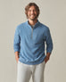 Men's French Rib Half Zip - Quiet Harbor